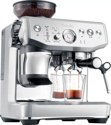 Breville the Barista Express Impress Espresso Machine - Brushed Stainless Steel