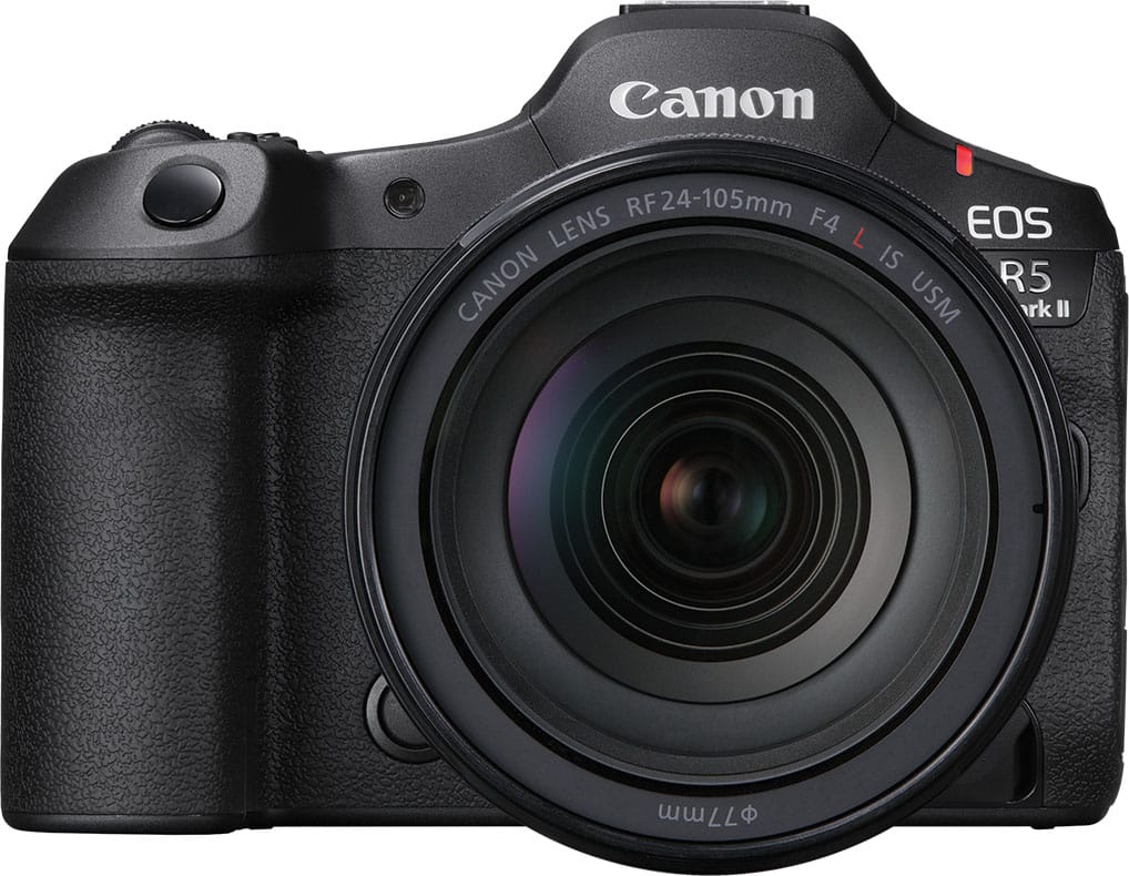 Canon EOS R5 Mark II 8K Mirrorless Camera with RF24-105mm F4 L IS USM Lens, Black thumbnail 7