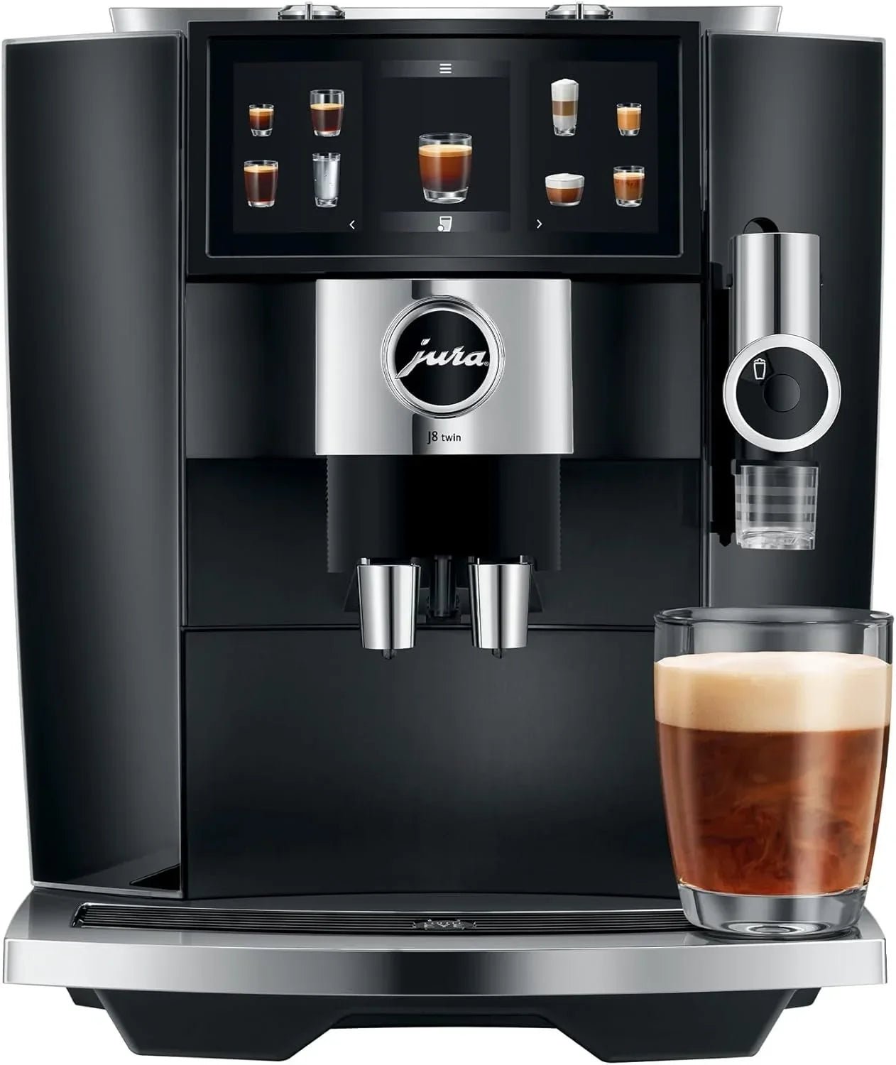 JURA J8 Twin Automatic Coffee Machine – Diamond Black