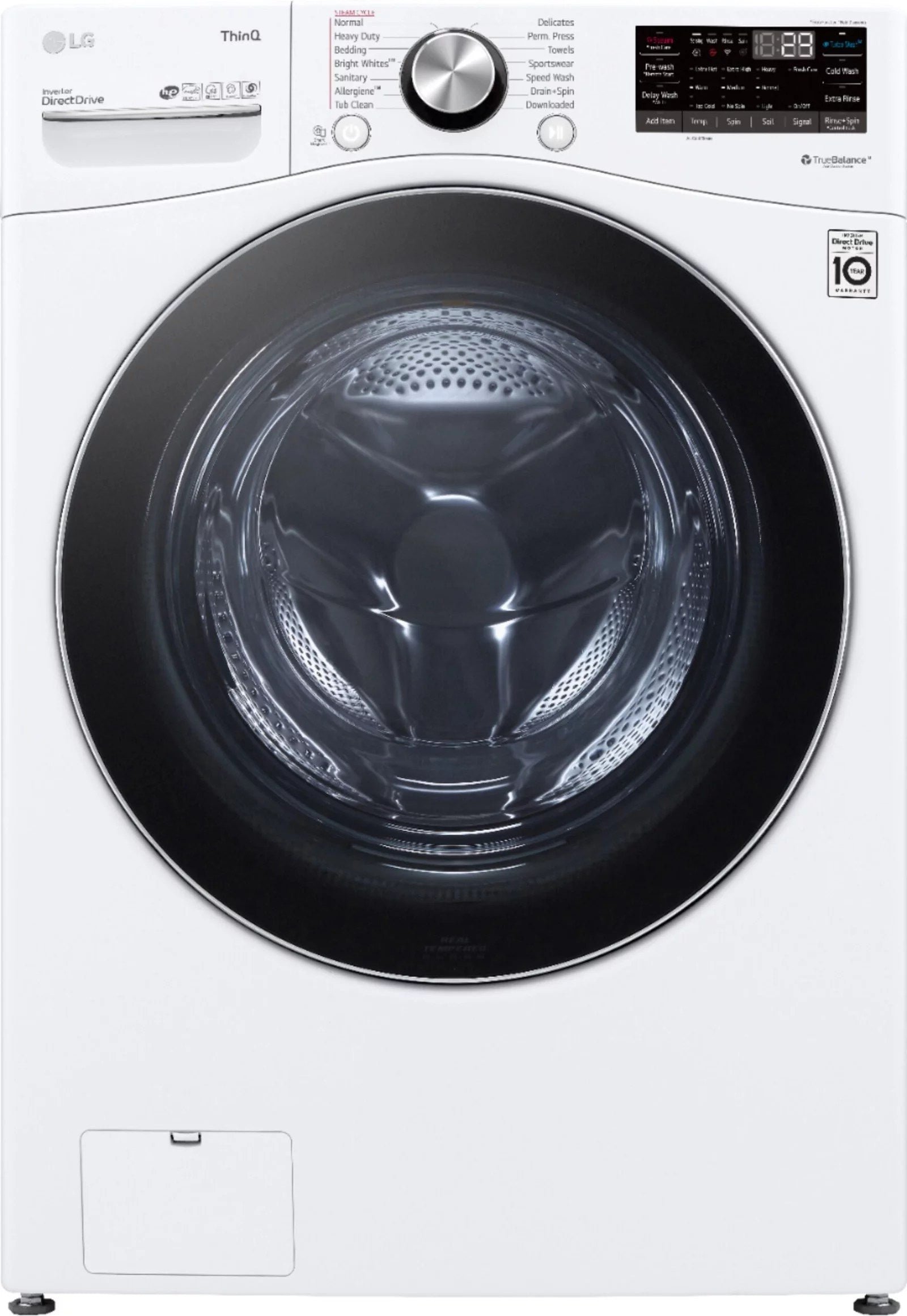 LG WM4200HWA 5.0 cu. ft. Smart Stackable Front-Load Washer with Steam - White