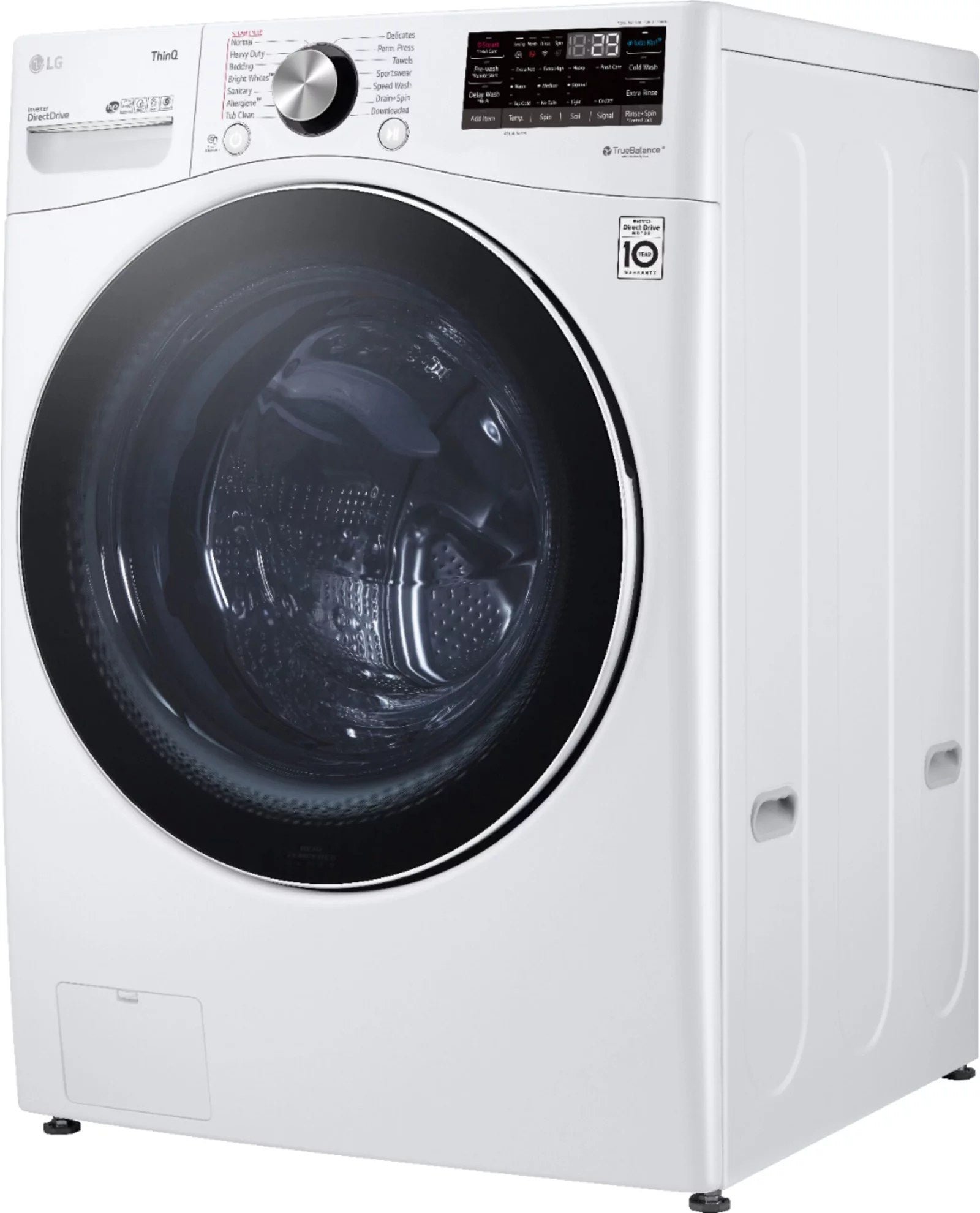 LG WM4200HWA 5.0 cu. ft. Smart Stackable Front-Load Washer with Steam - White thumbnail 3