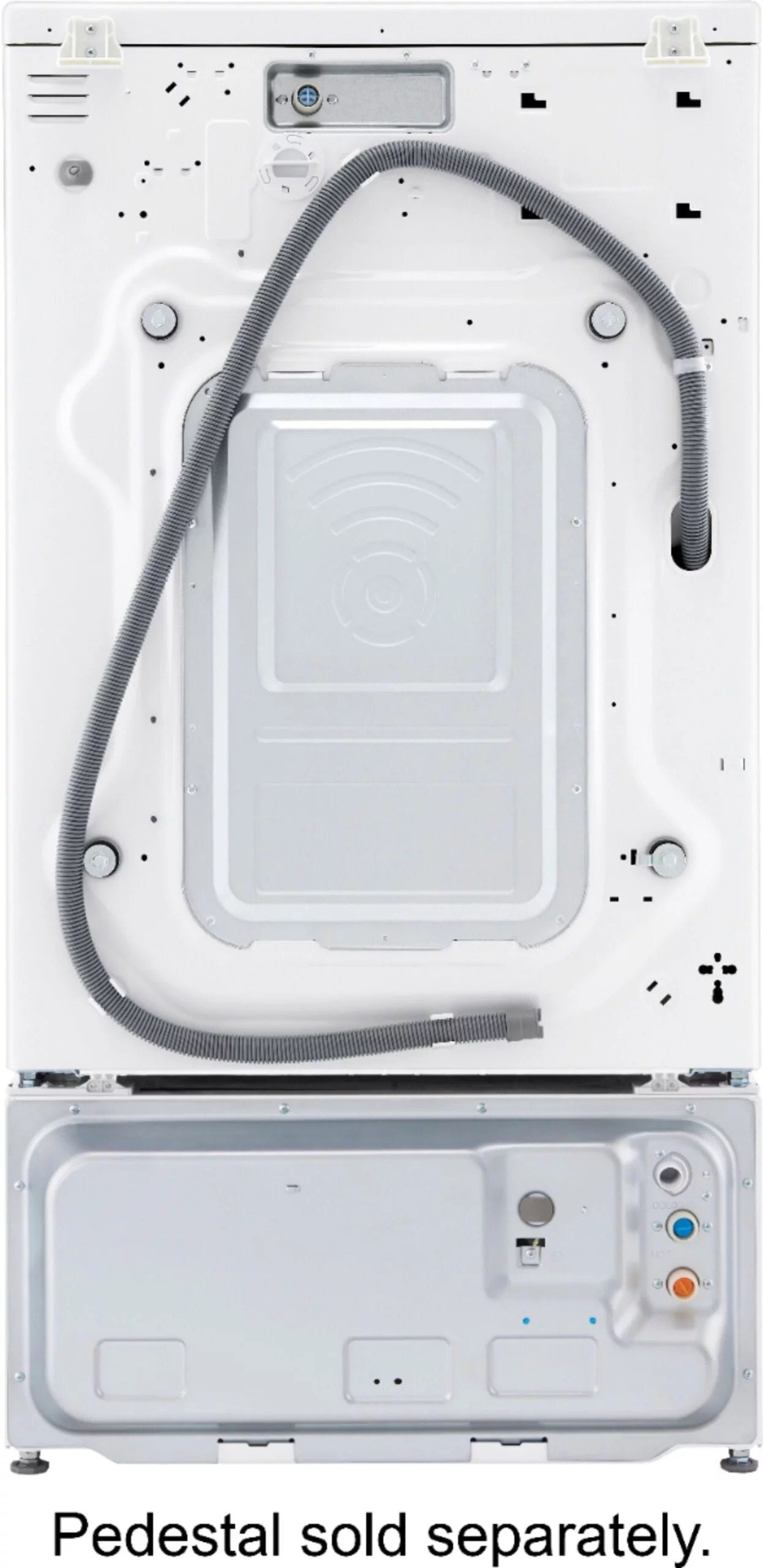 LG WM4200HWA 5.0 cu. ft. Smart Stackable Front-Load Washer with Steam - White thumbnail 5