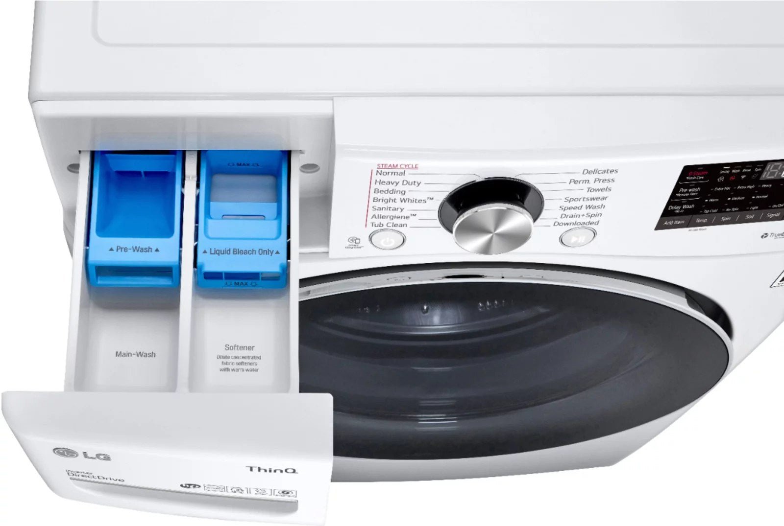 LG WM4200HWA 5.0 cu. ft. Smart Stackable Front-Load Washer with Steam - White thumbnail 17