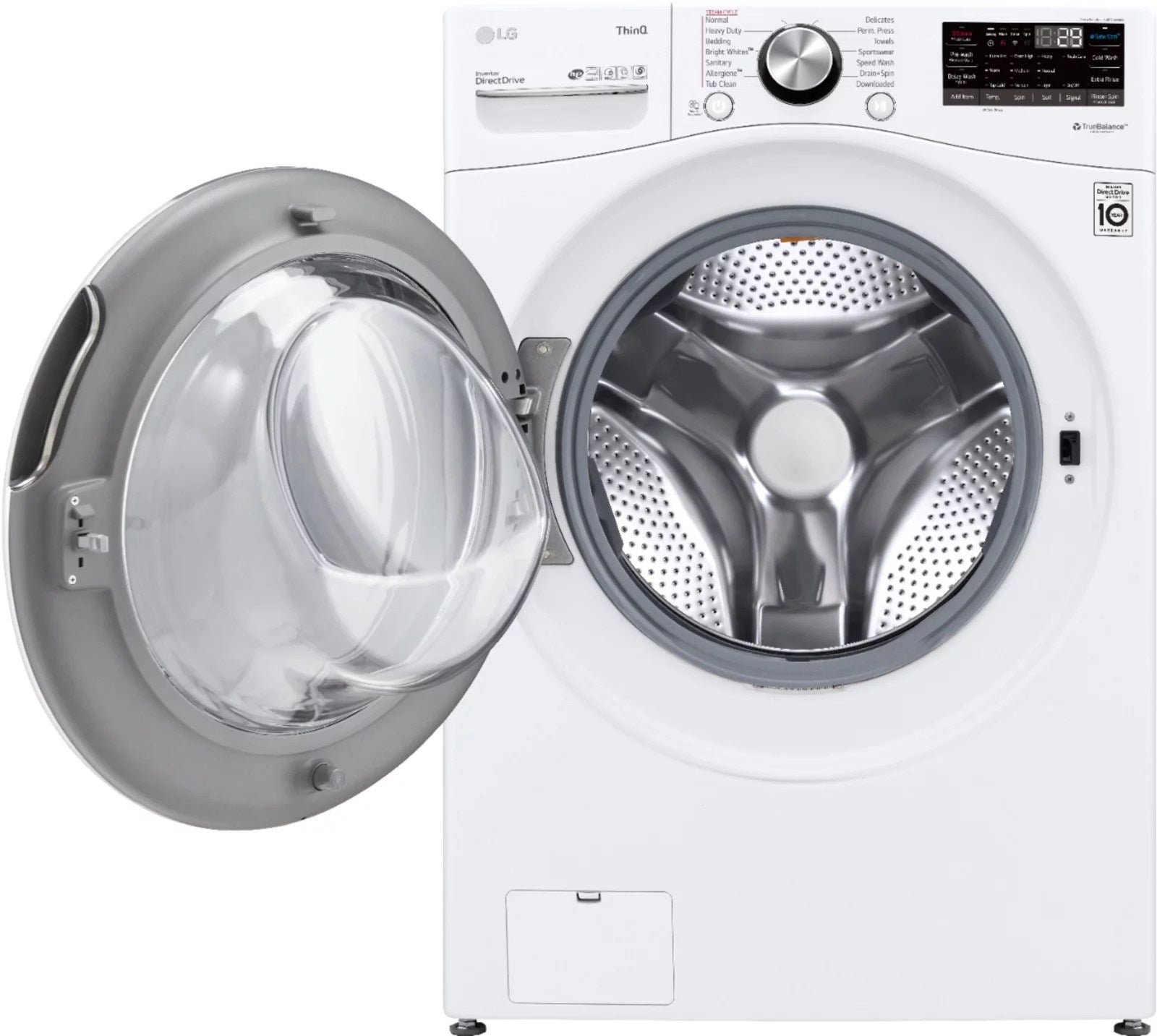 LG WM4200HWA 5.0 cu. ft. Smart Stackable Front-Load Washer with Steam - White thumbnail 18