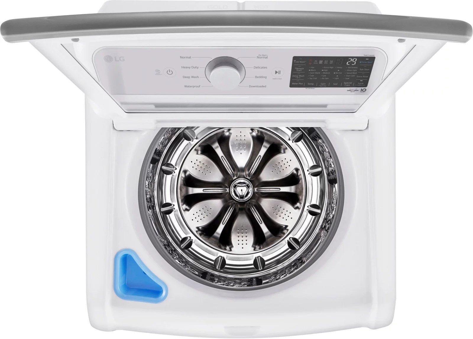 LG WT7400CW 5.5 cu. ft. Smart Top-Load Washer with TurboWash3D - Alpine White thumbnail 8