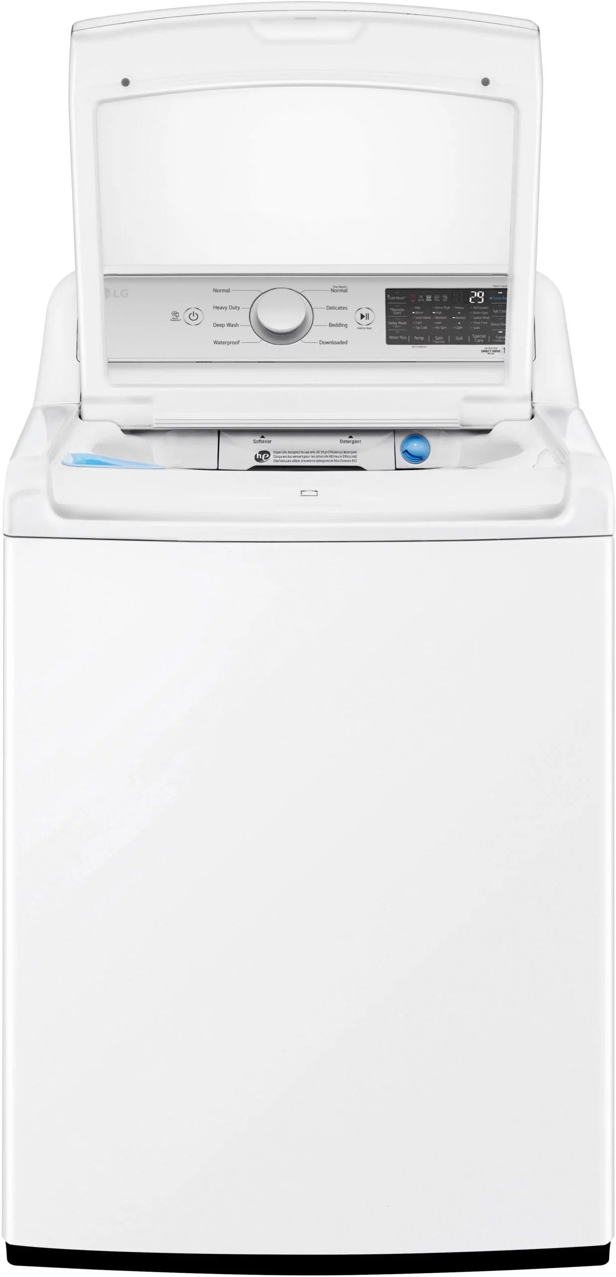 LG WT7400CW 5.5 cu. ft. Smart Top-Load Washer with TurboWash3D - Alpine White thumbnail 9