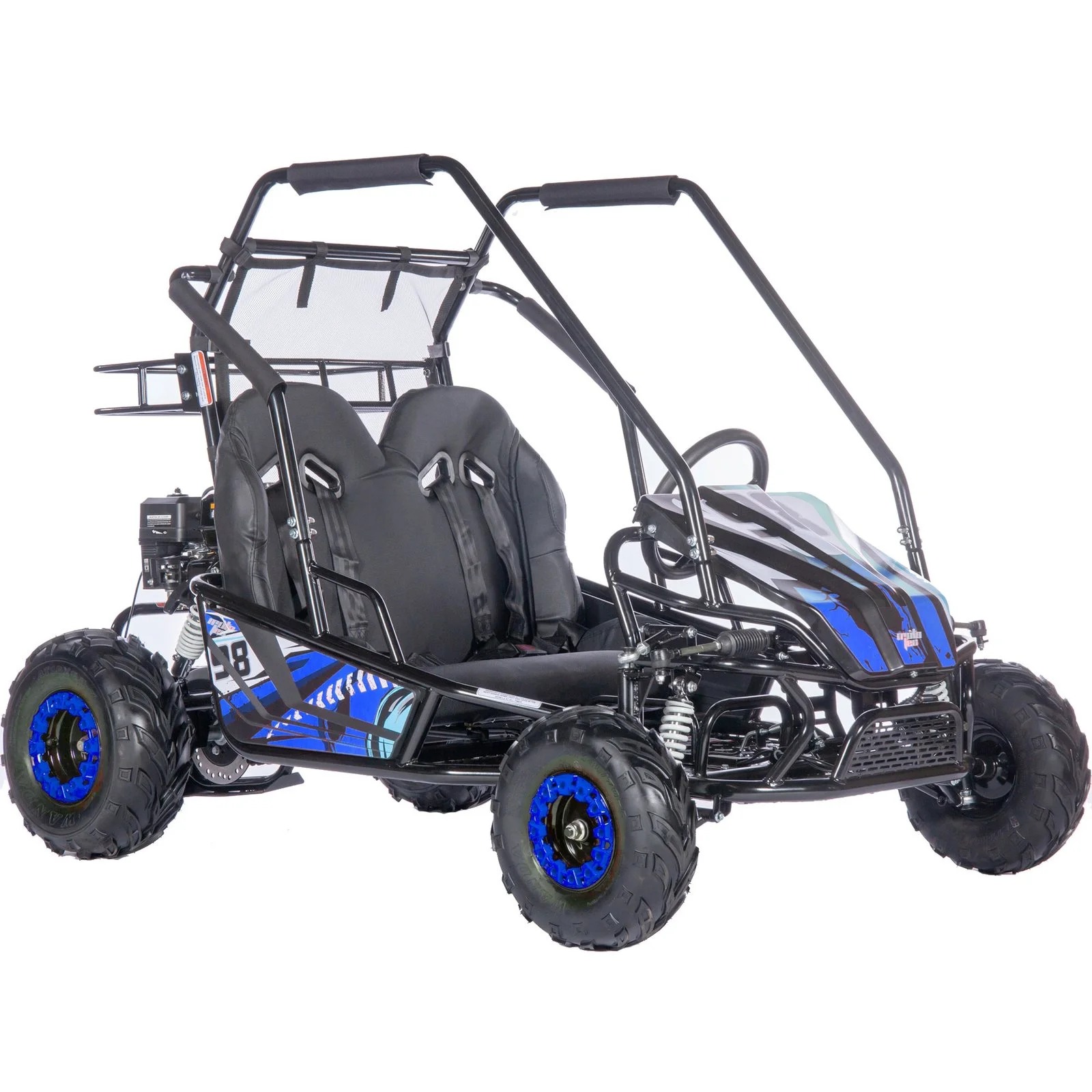 MotoTec Mud Monster XL 212cc 2 Seat Full Suspension Go Karts. thumbnail 5