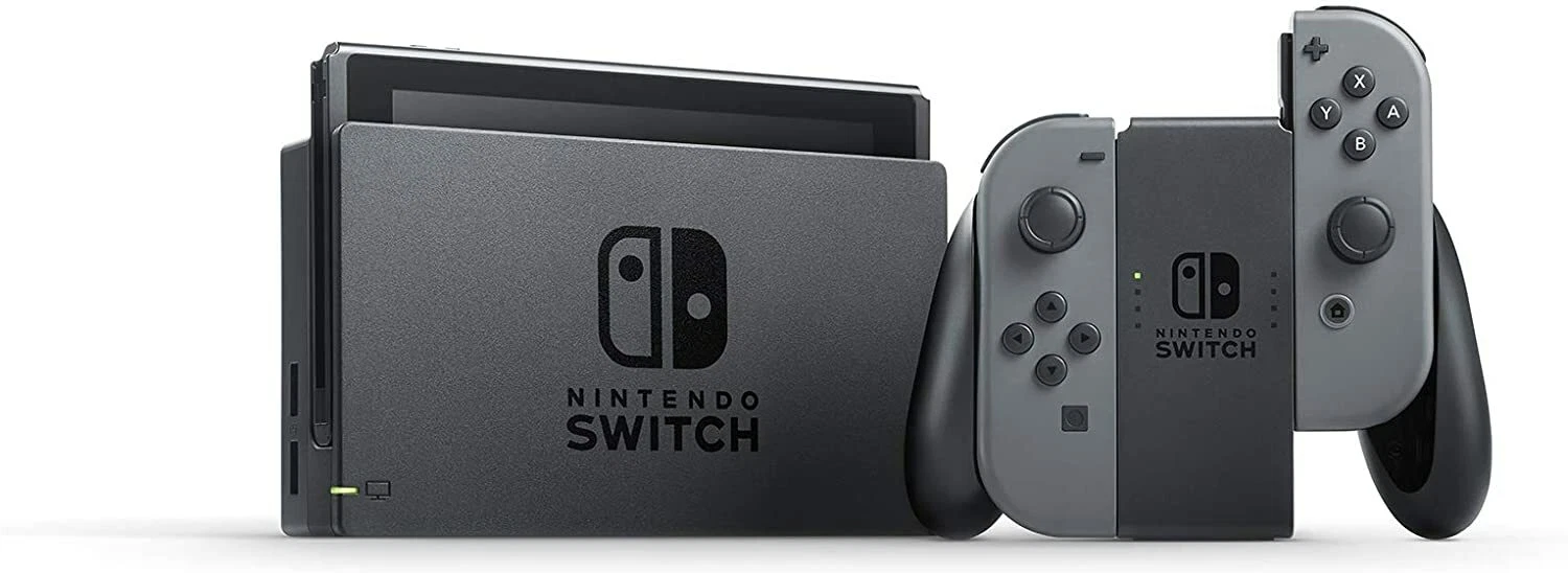 Nintendo Switch Gray Joy Cons 32GB Gaming Console thumbnail 3