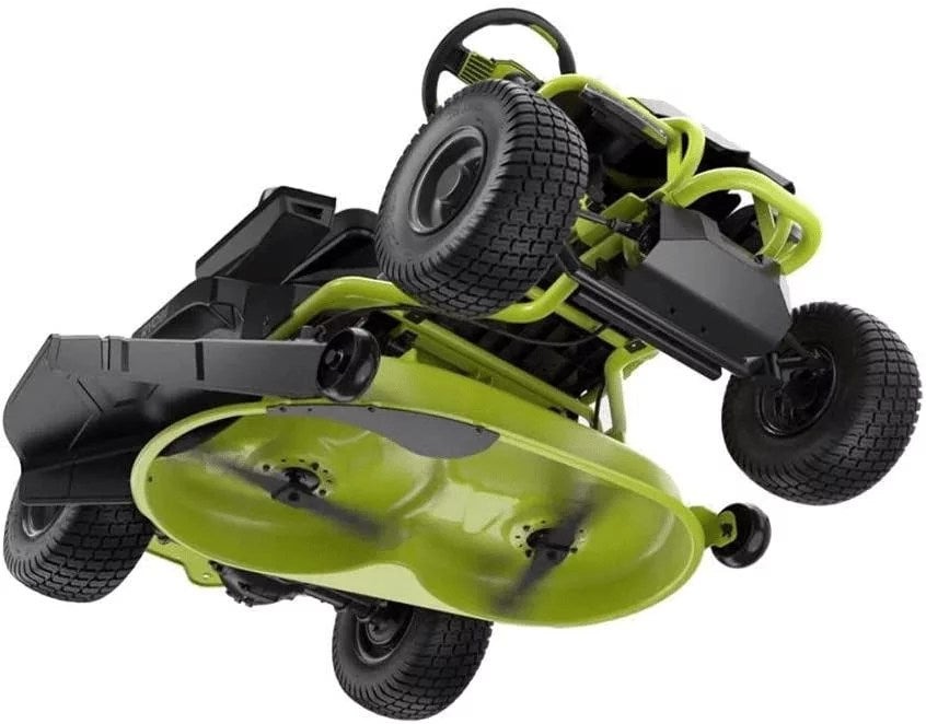Ryobi 38 inches 100 Ah Battery Electric Rear Engine Riding Lawn Mower RY48111 thumbnail 3