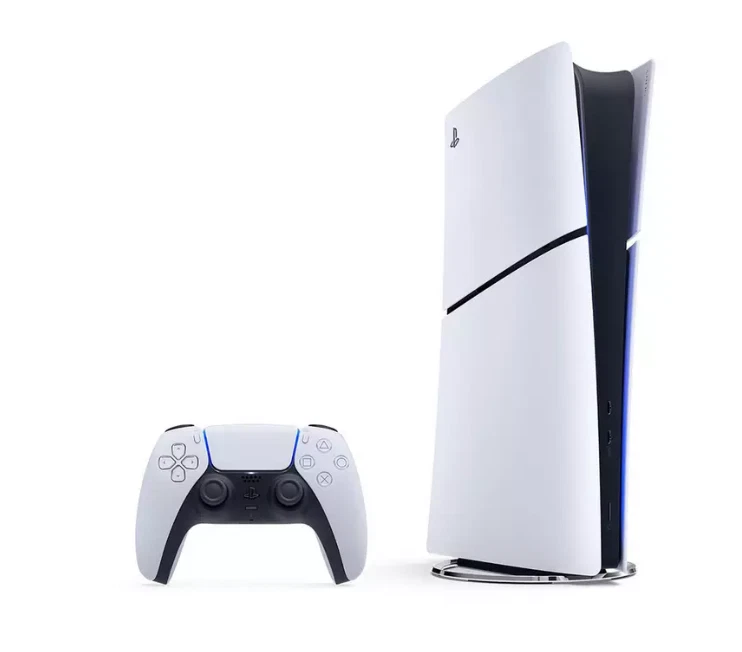 Sony Playstation 5 PS5 Slim Digital Edition Console - White, 825 GB thumbnail 3