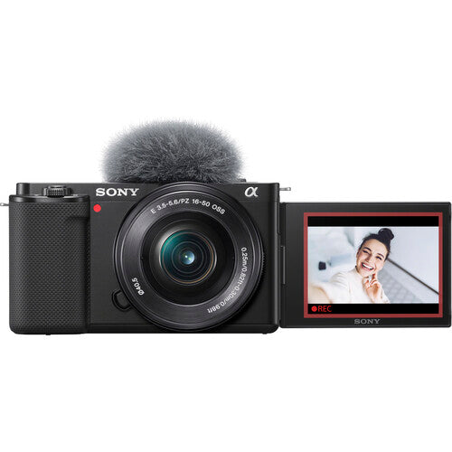 Sony ZV-E10 Mirrorless Camera with 16-50mm Lens, Black thumbnail 4