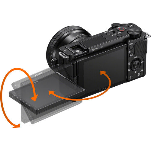 Sony ZV-E10 Mirrorless Camera with 16-50mm Lens, Black thumbnail 10