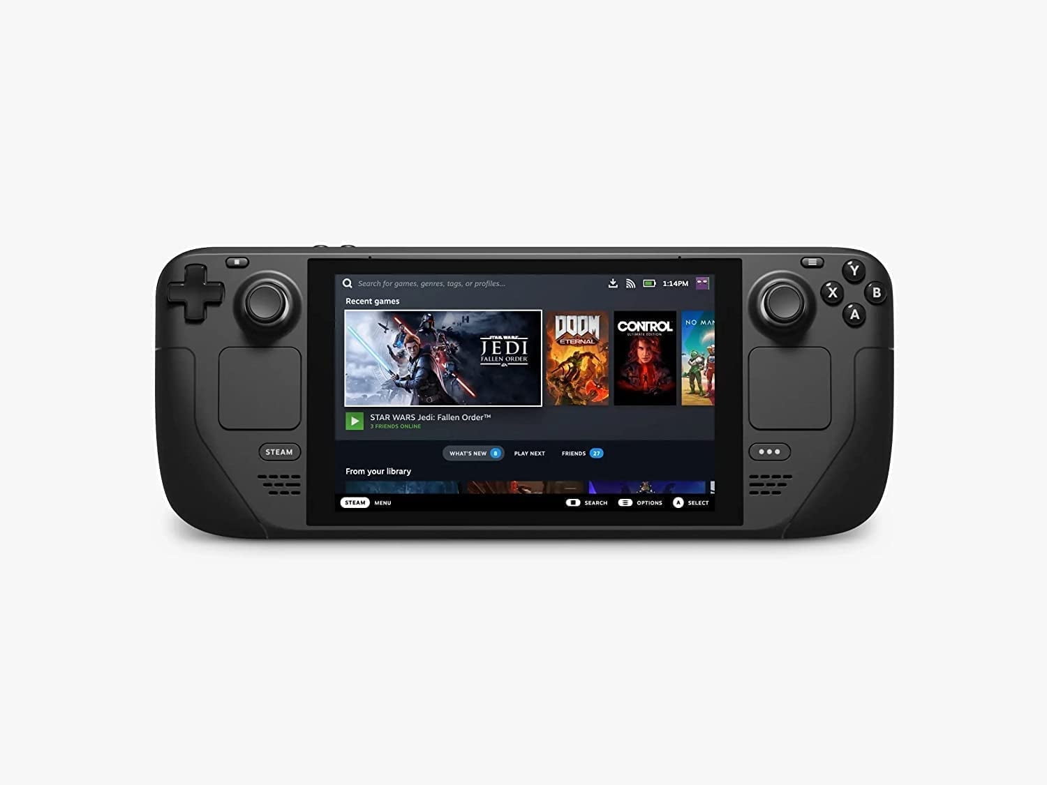 Valve Steam Deck 256 GB Handheld Gaming Console - Black thumbnail 14