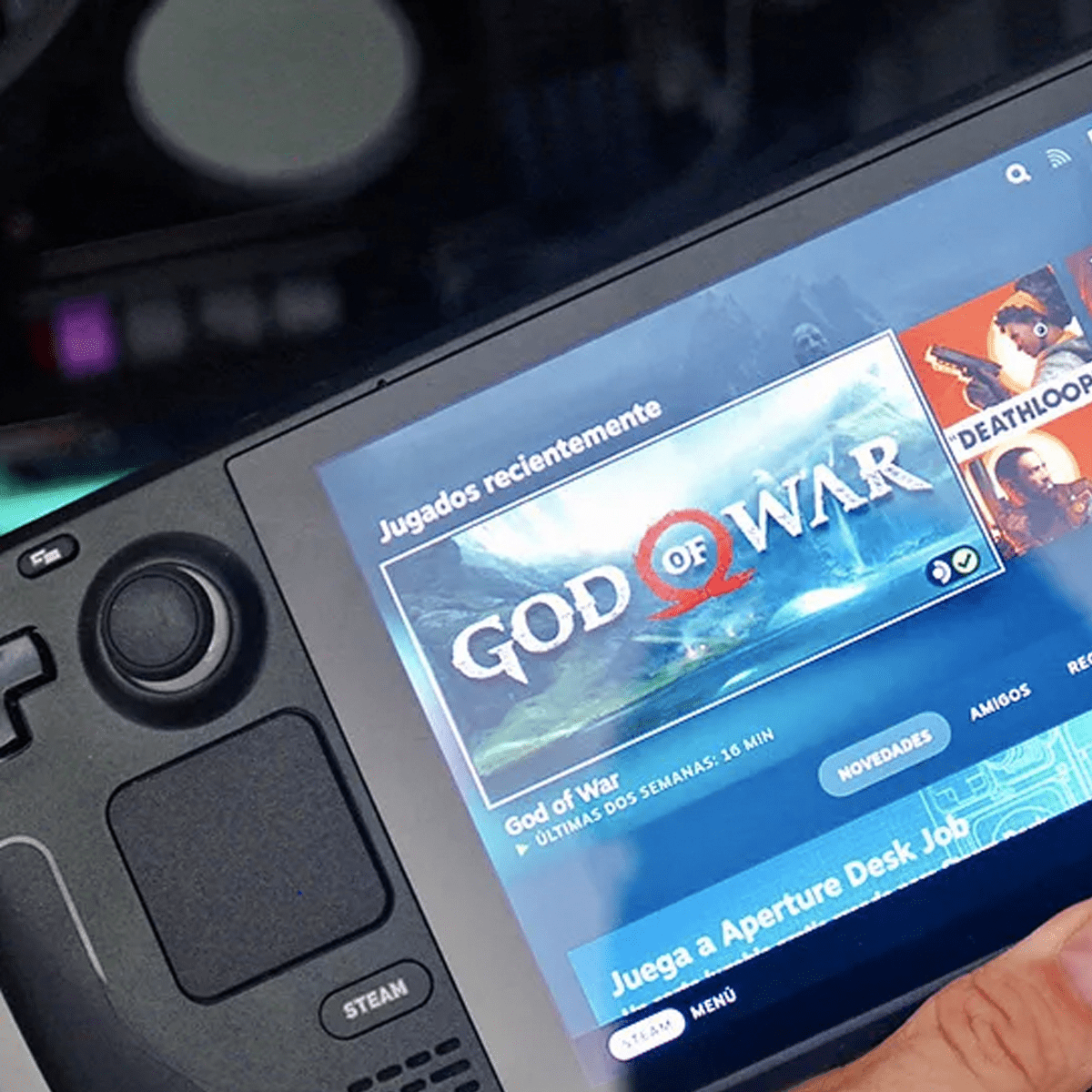 Valve Steam Deck 256 GB Handheld Gaming Console - Black thumbnail 5