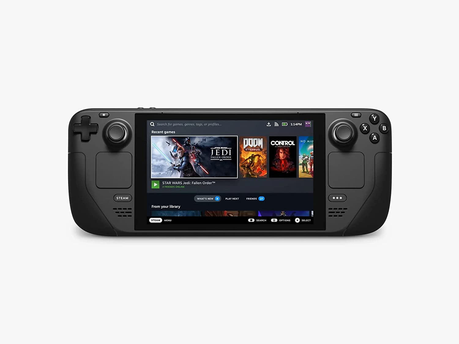 Valve Steam Deck 256 GB Handheld Gaming Console - Black thumbnail 16