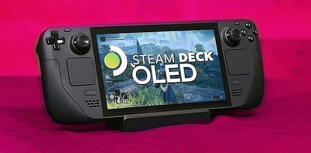 Valve Steam Deck OLED 1 TB Handheld Gaming Console - Black thumbnail 3