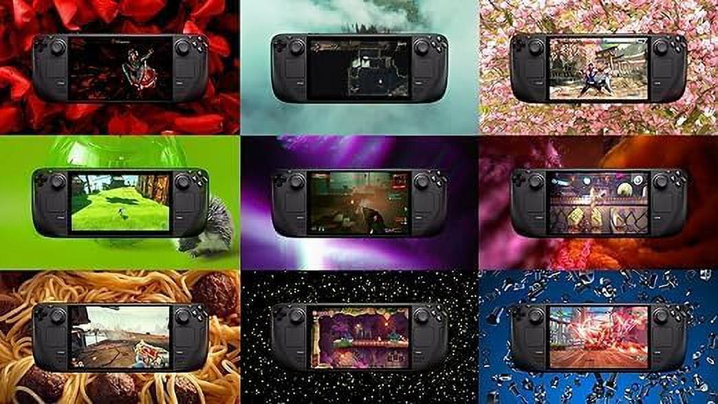 Valve Steam Deck OLED 1 TB Handheld Gaming Console - Black thumbnail 4