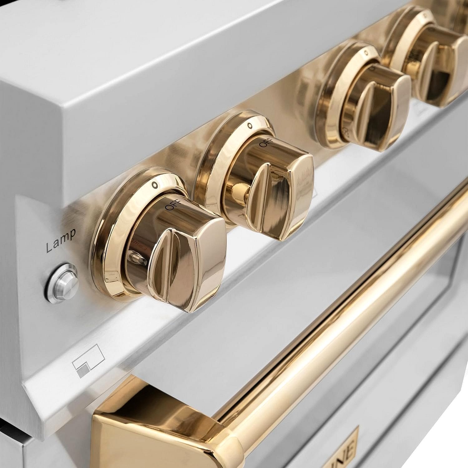 ZLINE Autograph Edition 36 in. Dual-Fuel Range with Gold Accents (RAZ-36-G) thumbnail 4