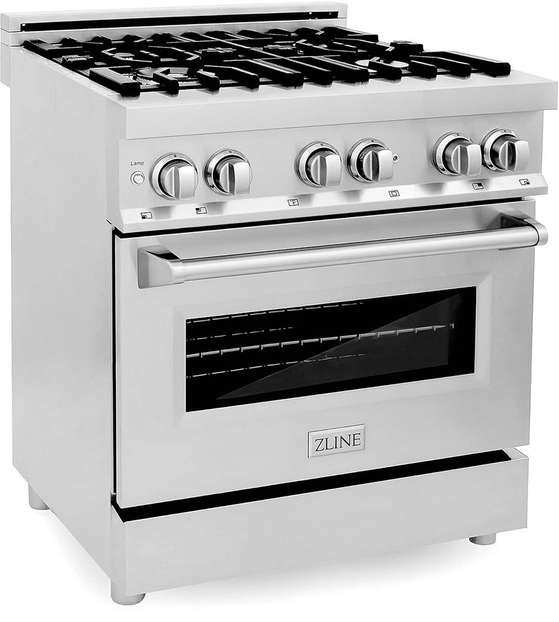 ZLINE Legacy 30 in. Dual-Fuel Range with Gas Cooktop and Electric Convection Oven (RA30) - Image 1