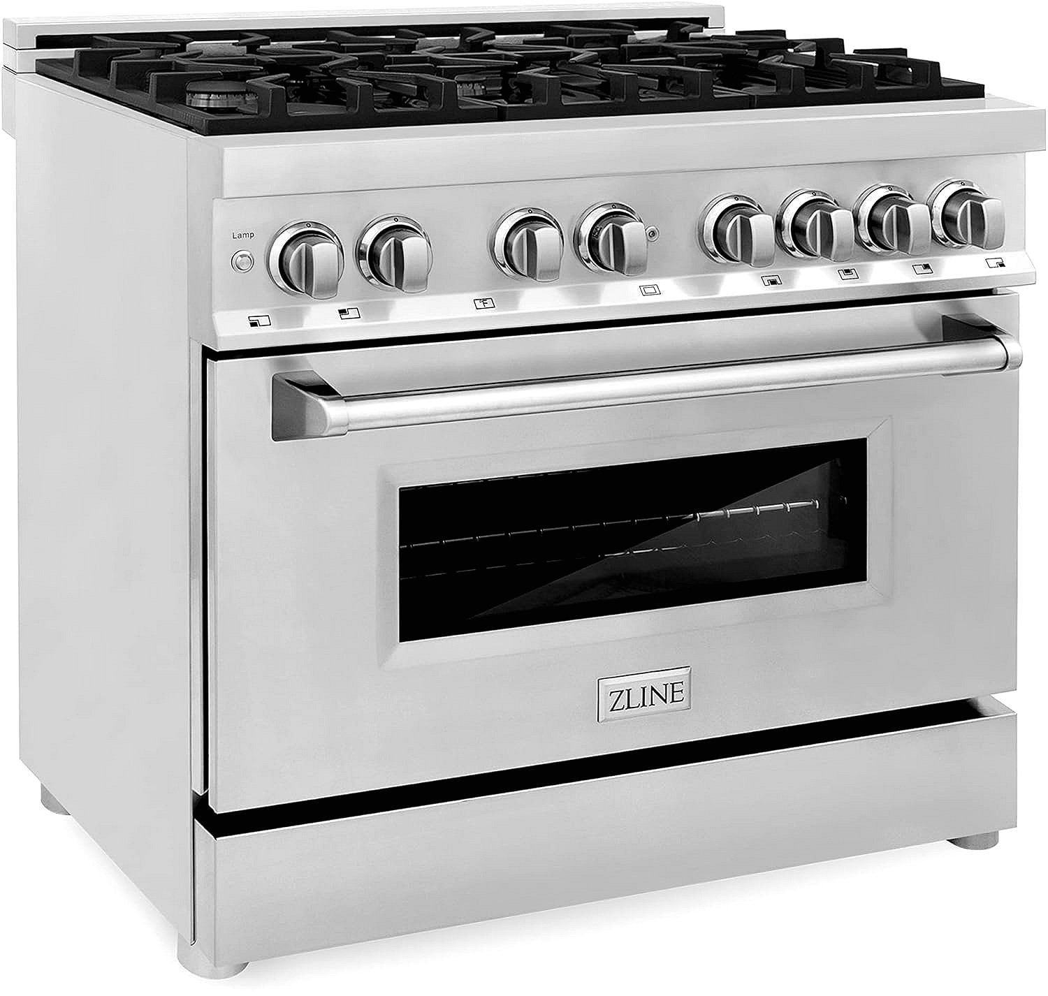 ZLINE Legacy 36 in. Dual-Fuel Range with 6-Burner Gas Cooktop and Electric Convection Oven (RA36) thumbnail 5