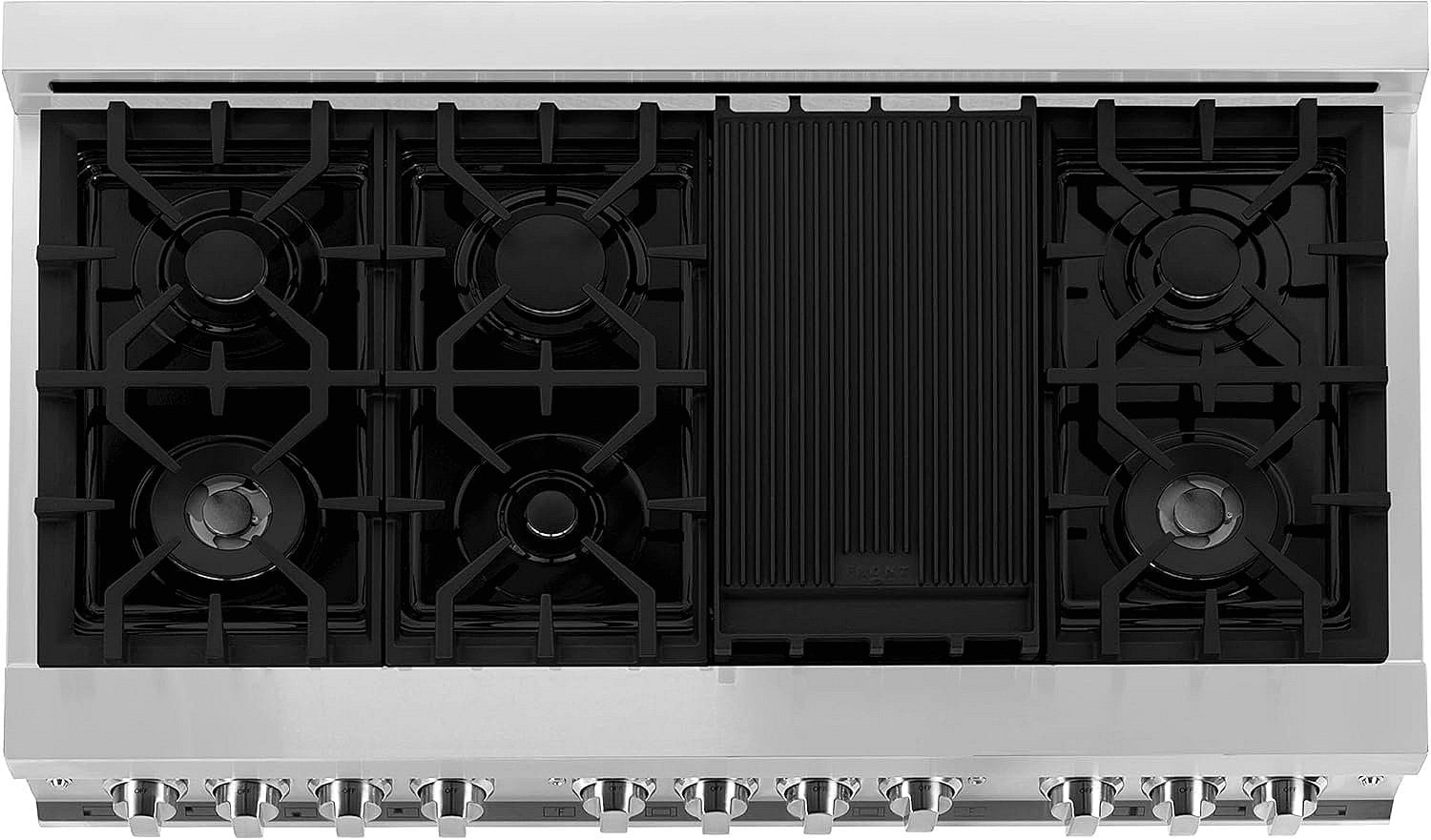 ZLINE Legacy 48 in. Dual-Fuel Range with 7-Burner Gas Cooktop and Electric Double Oven (RA48) thumbnail 5